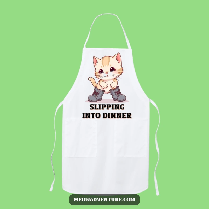 Funny Kitten Boots Apron: Cook and Laugh with This Hilarious Cat Design