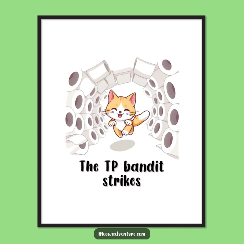 Funny Swift Cat Digital Art: TP Tunnel Dash - Instant Cat Laughs!