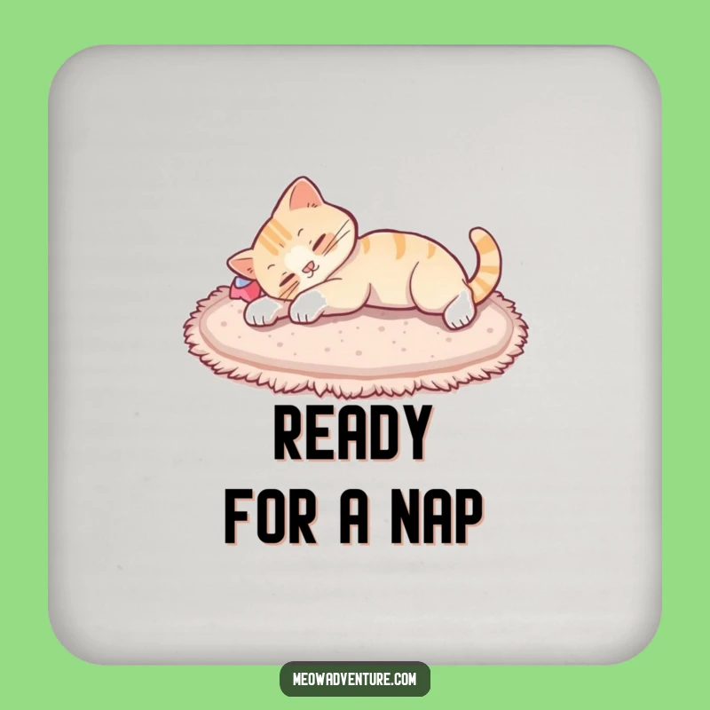 Funny Cat Stretch Drink Coasters - Protect Surfaces with Feline Bliss, Set of 4