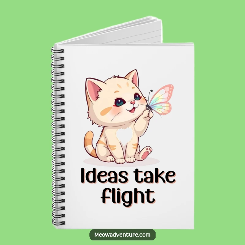 Funny Cat Notebook - Magical Ideas - Whimsical Journal for Dreamers