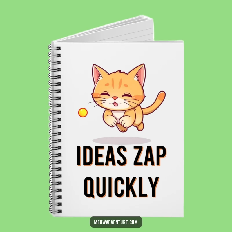 Funny Laser Cat Notebook: Jot Down Your Thoughts with Feline Focus