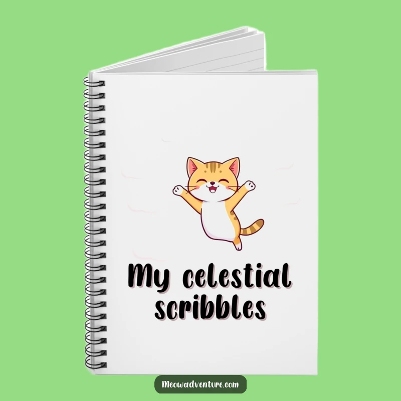 Funny Agile Cat Notebook: Cloud Jumping - Jot Down Dreamy Ideas!