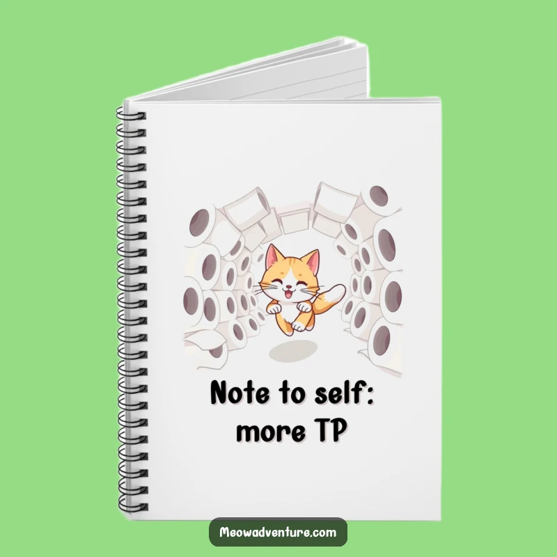 Funny Swift Cat Notebook: TP Tunnel Dash - Jot Down Cat Craziness!