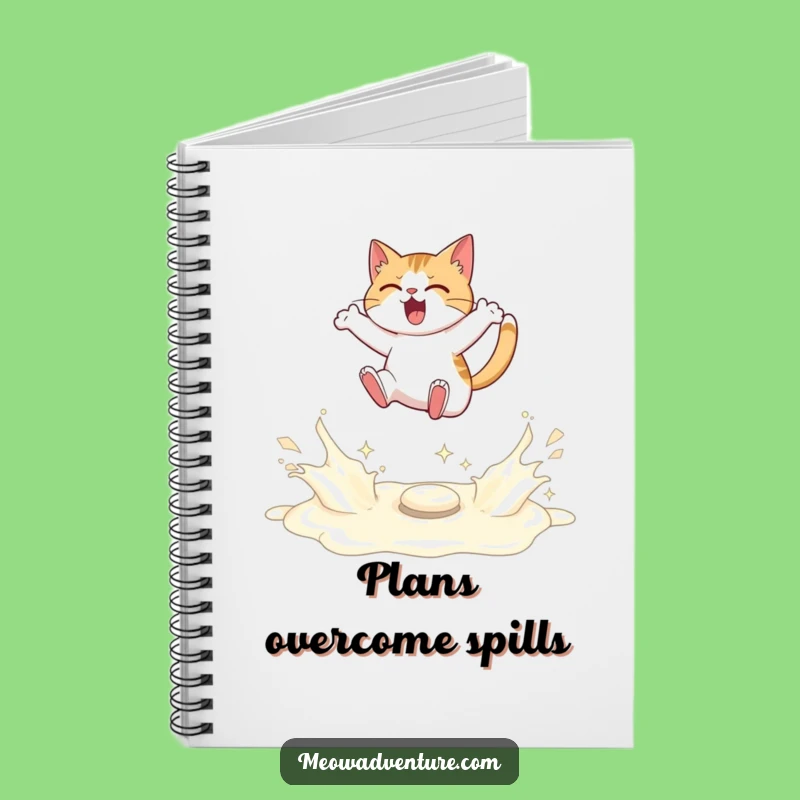 Funny Cat Notebook - Determined Ideas - Humorous Journal for Achievers
