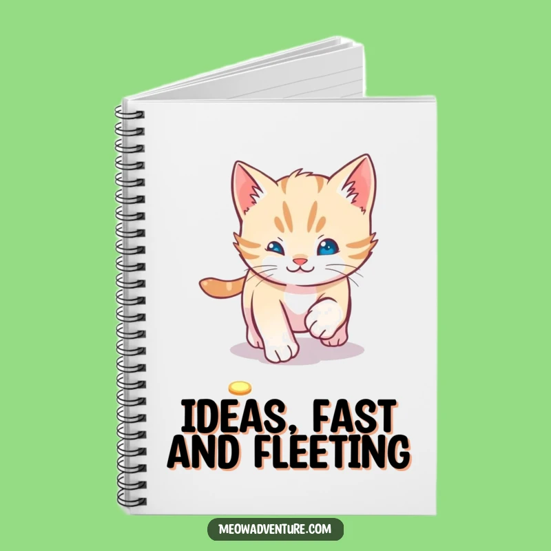 Playful Kitten Laser Chase Notebook: Journal Your Fun Ideas