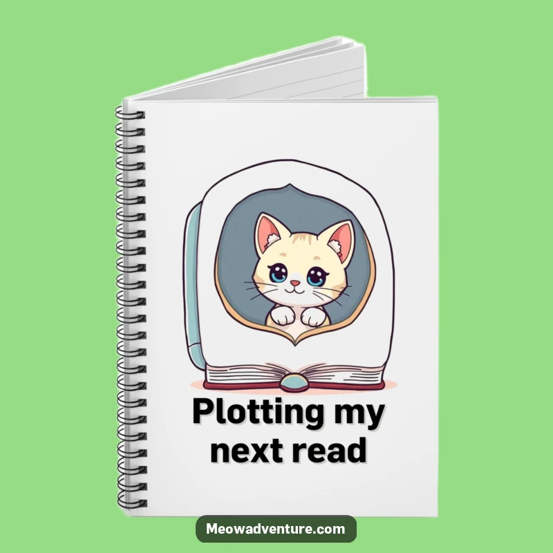 Funny Cat Notebook - Literary Ideas - Humorous Journal for Book Lovers